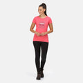 Pink - Side - Regatta - "Breezed II" T-Shirt für Damen