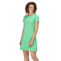 Leuchtend-Grün - Side - Regatta - "Balia" Swing-Kleid für Damen