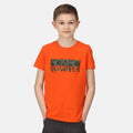 Orange - Side - Regatta - "Bosley V" T-Shirt für Kinder