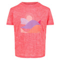 Neon-Pfirsichfarben - Front - Regatta - "Alvarado VI" T-Shirt für Kinder