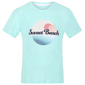 Aruba Blau - Front - Regatta - "Bosley V" T-Shirt für Kinder