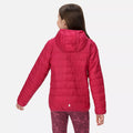 Beeren Pink - Pack Shot - Regatta - "Hillpack" Jacke mit Kapuze für Kinder