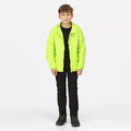 Kiwi-Grün - Pack Shot - Regatta - "Hillpack" Jacke mit Kapuze für Kinder