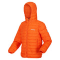 Leuchtend Orange - Side - Regatta - "Hillpack" Jacke mit Kapuze für Kinder