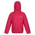 Beeren Pink - Front - Regatta - "Hillpack" Jacke mit Kapuze für Kinder