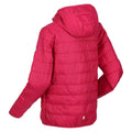 Beeren Pink - Back - Regatta - "Hillpack" Jacke mit Kapuze für Kinder
