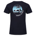 Marineblau - Back - Regatta - "Bosley VI" T-Shirt für Kinder