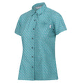 Bristolblau - Side - Regatta - "Mindano VII" Hemd für Damen  kurzärmlig