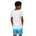 Weiß - Close up - Regatta - "Bosley VI" T-Shirt für Kinder