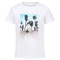 Weiß - Front - Regatta - "Bosley VI" T-Shirt für Kinder