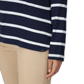 Marineblau-Weiß - Pack Shot - Regatta - "Helvine" Sweatshirt für Damen