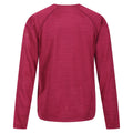 Rot - Back - Regatta - "Burnlee" T-Shirt für Kinder  Langärmlig