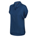 Opal-Blau - Side - Regatta - "Lupine" T-Shirt Mit Kragen für Damen