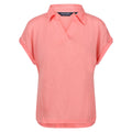 Shell Pink - Front - Regatta - "Lupine" T-Shirt Mit Kragen für Damen