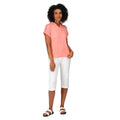Shell Pink - Pack Shot - Regatta - "Lupine" T-Shirt Mit Kragen für Damen