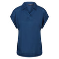 Opal-Blau - Front - Regatta - "Lupine" T-Shirt Mit Kragen für Damen