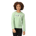Ruhig Grün - Lifestyle - Regatta - "Wenbie III" T-Shirt für Kinder  Langärmlig