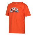 Leuchtend Orange - Side - Regatta - "Alvarado VII" T-Shirt für Kinder