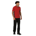 Rot - Lifestyle - Regatta - "Pro 65-35" Poloshirt für Herren  kurzärmlig