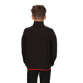 Schwarz - Back - Regatta - Fleecejacke mit halbem Reißverschluss für Kinder