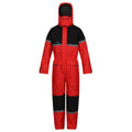 Rot-Schwarz - Front - Regatta - "Rancher" Jumpsuit für Kinder