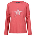 Mineral Rot - Front - Regatta - "Carlene" T-Shirt für Damen  Langärmlig