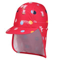 Leuchtend Rosa - Front - Regatta - Kappe mit Nackenschutz für Kinder