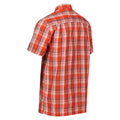 Rost-Orange - Lifestyle - Regatta - "Mindano VII" Hemd für Herren  kurzärmlig
