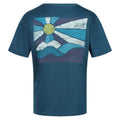 Leuchtend Blau - Back - Regatta - "Alvarado VIII" T-Shirt für Kinder