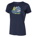 Marineblau - Side - Regatta - "Fingal VIII" T-Shirt für Damen