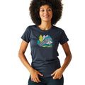 Marineblau - Lifestyle - Regatta - "Fingal VIII" T-Shirt für Damen