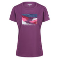 Abendlicht Violett - Front - Regatta - "Fingal VIII" T-Shirt für Damen