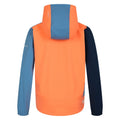 Orange-Niagarablau - Side - Dare 2B - "Cheer" Softshelljacke für Kinder