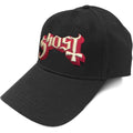 Schwarz - Front - Ghost - Baseball-Mütze für Herren-Damen Unisex