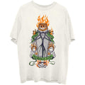 Natürlich - Front - Nightmare Before Christmas - "Long Live The Pumpkin King" T-Shirt für Herren-Damen Unisex
