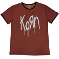 Rot - Front - Korn - T-Shirt Logo für Herren-Damen Unisex