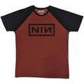 Rot-Schwarz - Front - Nine Inch Nails - "Classic" T-Shirt für Herren-Damen Unisex