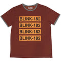 Rot - Front - Blink 182 - T-Shirt Logo für Herren-Damen Unisex