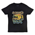 Schwarz - Front - Nickelback - "Get Rollin'" T-Shirt für Herren-Damen Unisex