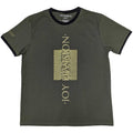 Khakigrün - Front - Joy Division - "Blended Pulse" T-Shirt für Herren-Damen Unisex