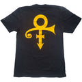 Schwarz - Back - Prince - "Love Symbol" T-Shirt für Herren-Damen Unisex