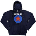 Marineblau - Front - Sum 41 - Hoodie mit durchgehendem Reißverschluss Logo für Herren-Damen Unisex