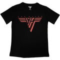 Schwarz-Rot - Front - Van Halen - "Classic" T-Shirt für Damen