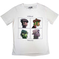 Weiß - Front - Gorillaz - "Demon Days" T-Shirt für Damen