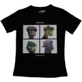 Schwarz - Front - Gorillaz - "Demon Days" T-Shirt für Damen