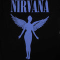 Schwarz-Blau - Back - Nirvana - "Angelic Mono" T-Shirt für Damen