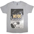 Grau - Front - AC-DC - "Angus Stage" T-Shirt für Herren-Damen Unisex
