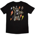 Schwarz - Back - AC-DC - "Bolt Array" T-Shirt für Herren-Damen Unisex