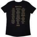 Schwarz - Back - Bruce Springsteen - "Tour '23 Religious" T-Shirt für Damen