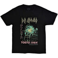 Schwarz - Front - Def Leppard - "Tokyo" T-Shirt für Herren-Damen Unisex